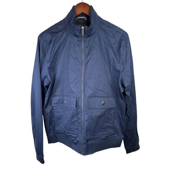 Michael Kors Men's Size Medium Dark Navy Blue Designer Jacket - Excellent - Picture 1 of 16
